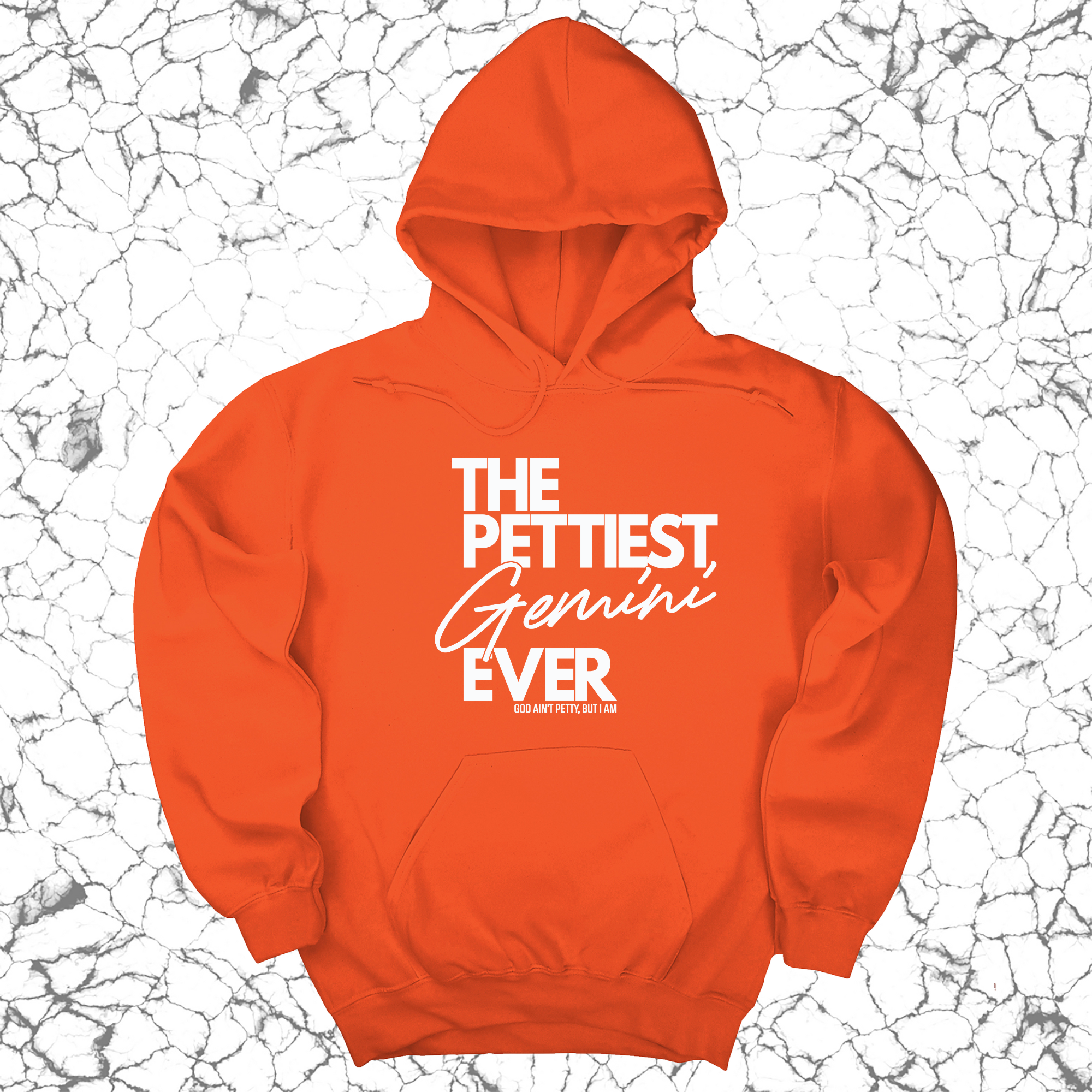 The Pettiest Gemini Ever Unisex Hoodie-Hoodie-The Original God Ain't Petty But I Am