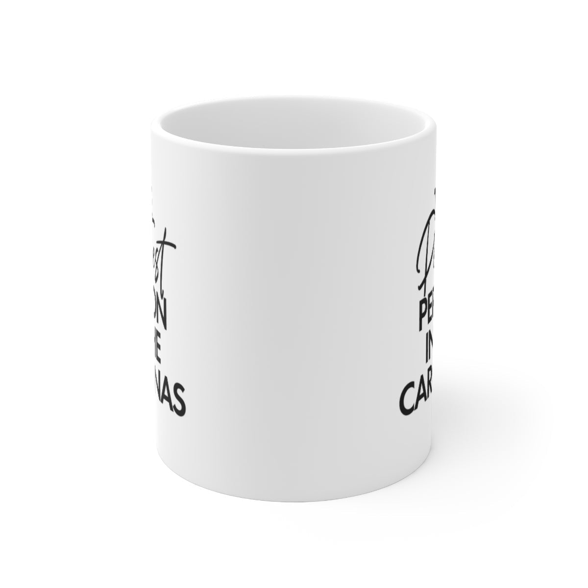 The Pettiest Person in Carolinas Mug 11oz (White/Black)-Mug-The Original God Ain't Petty But I Am