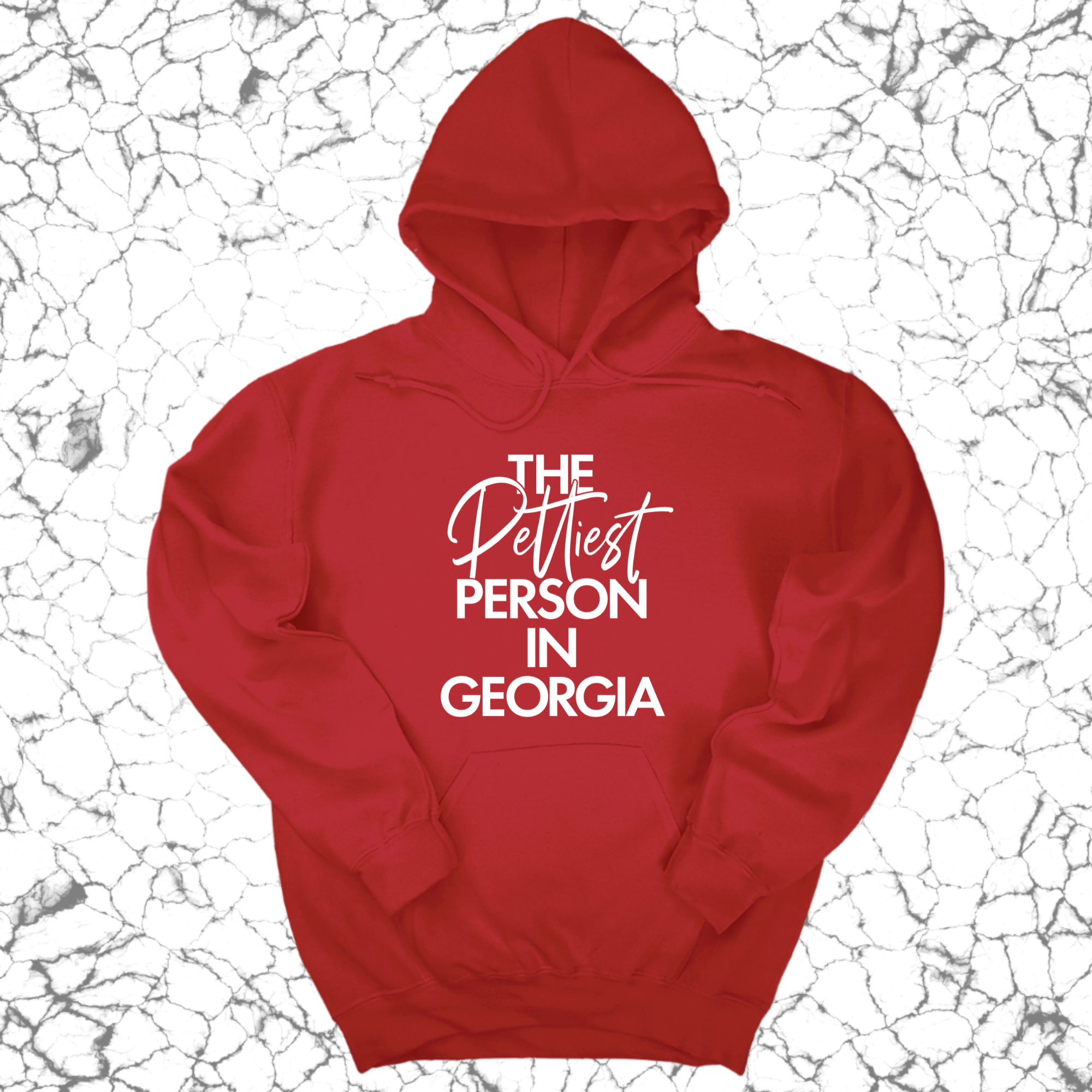 The Pettiest Person in Georgia Unisex Hoodie-Hoodie-The Original God Ain't Petty But I Am