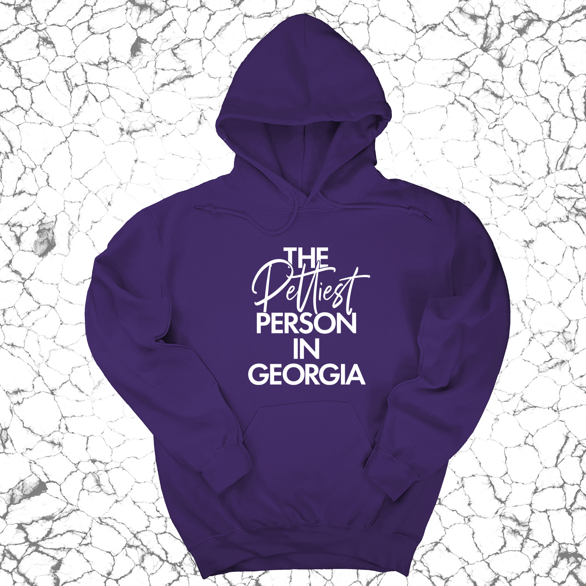 The Pettiest Person in Georgia Unisex Hoodie-Hoodie-The Original God Ain't Petty But I Am