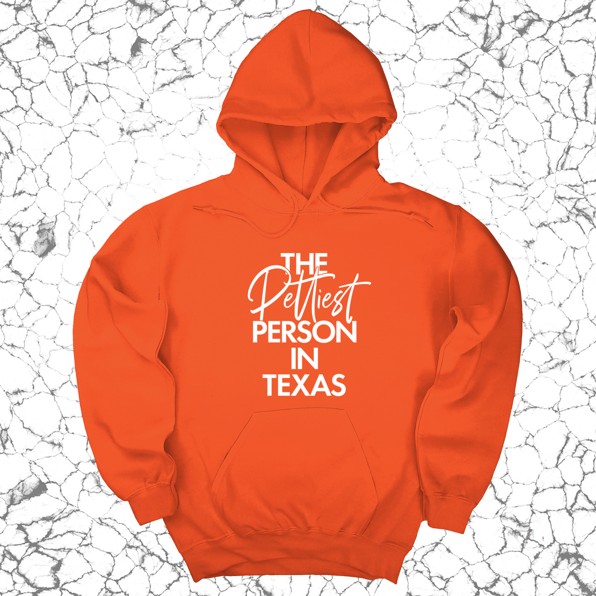 The Pettiest Person in Texas Unisex Hoodie-Hoodie-The Original God Ain't Petty But I Am