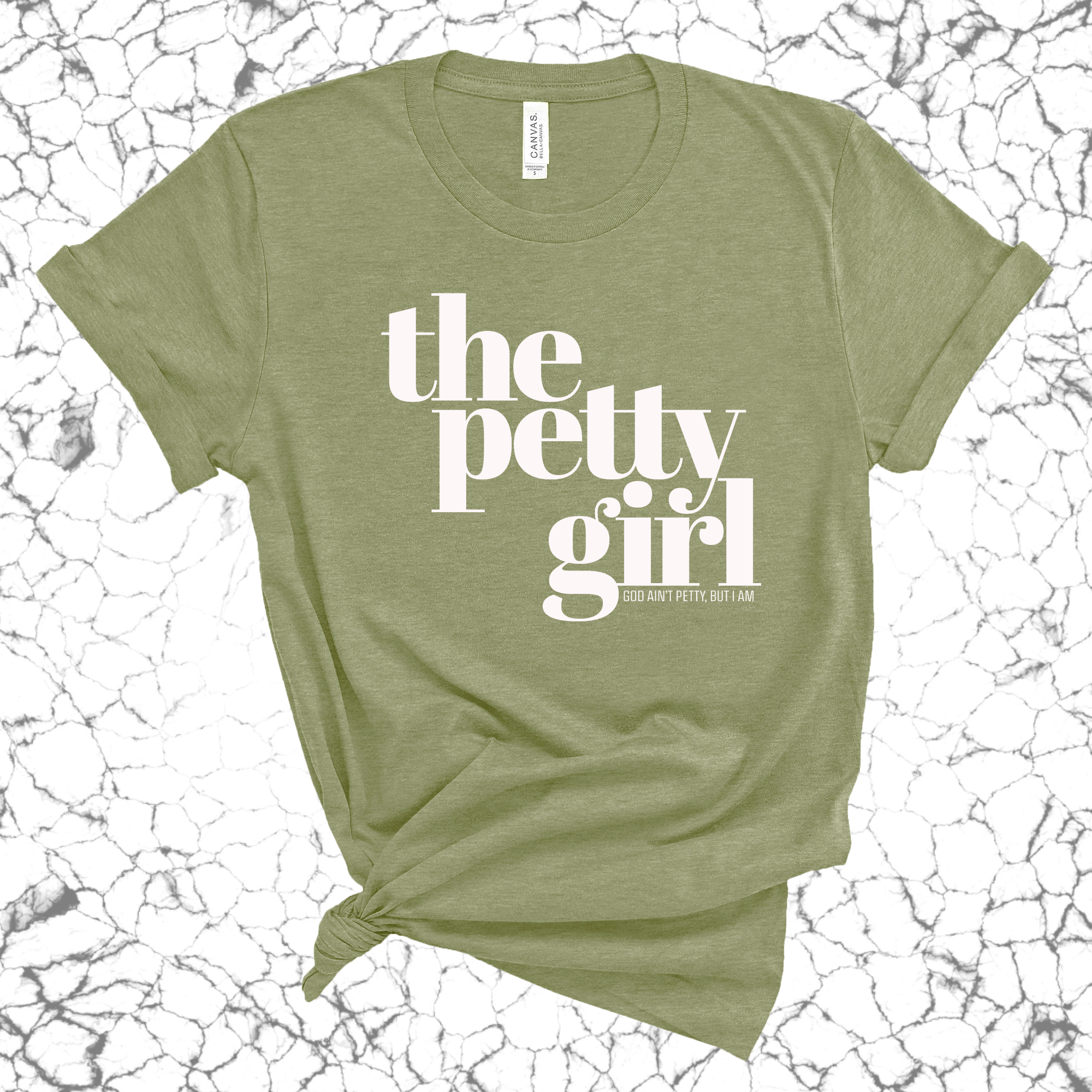 The Petty Girl Unisex Tee-T-Shirt-The Original God Ain't Petty But I Am