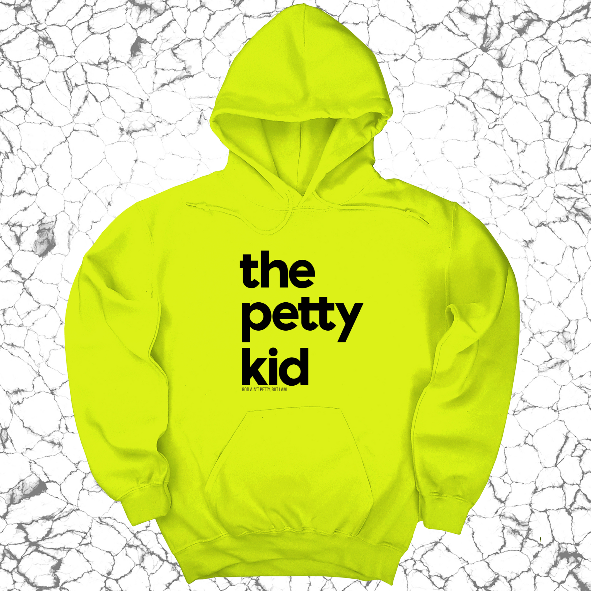 The Petty Kid Unisex Hoodie (adult size)-Hoodie-The Original God Ain't Petty But I Am