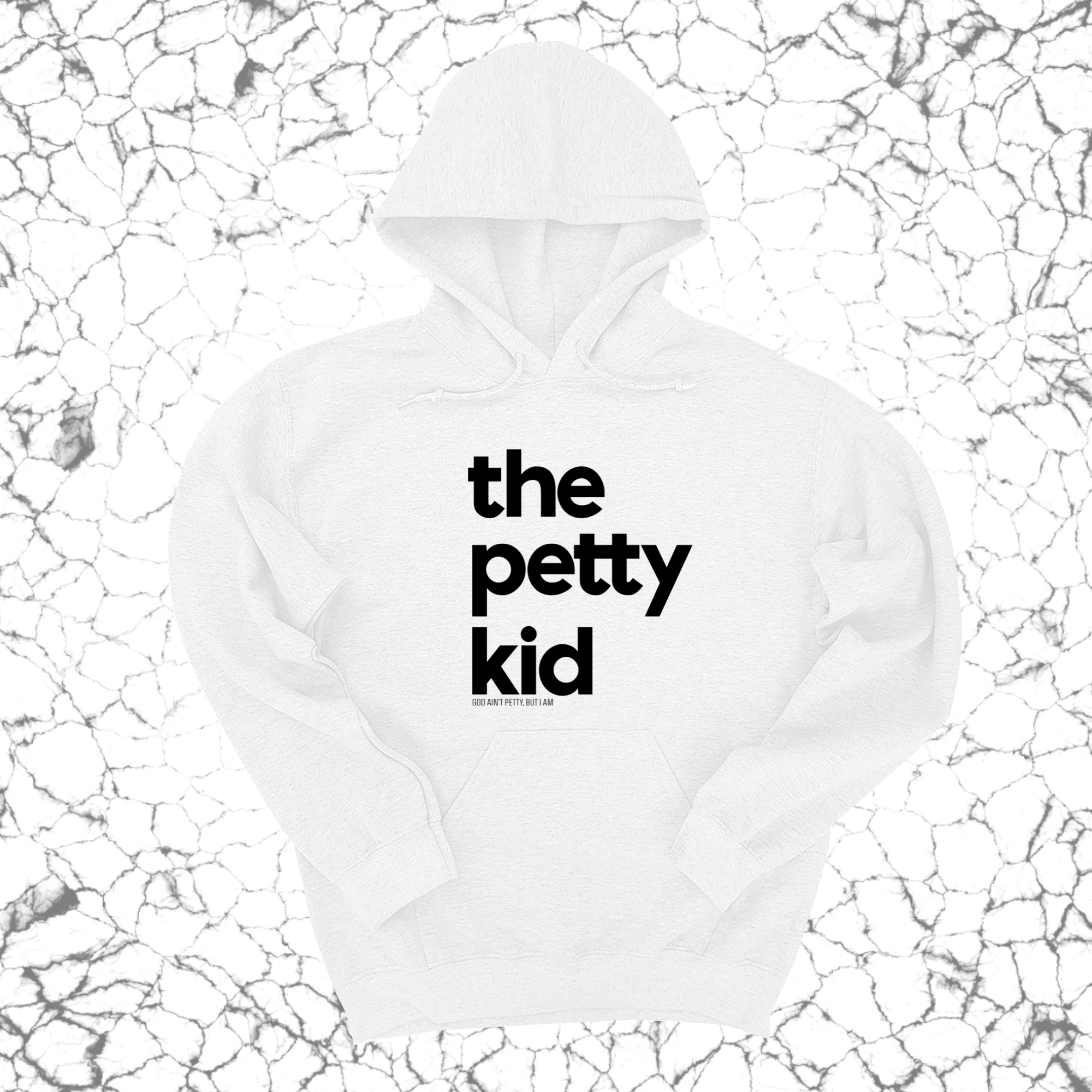 The Petty Kid Unisex Hoodie (adult size)-Hoodie-The Original God Ain't Petty But I Am