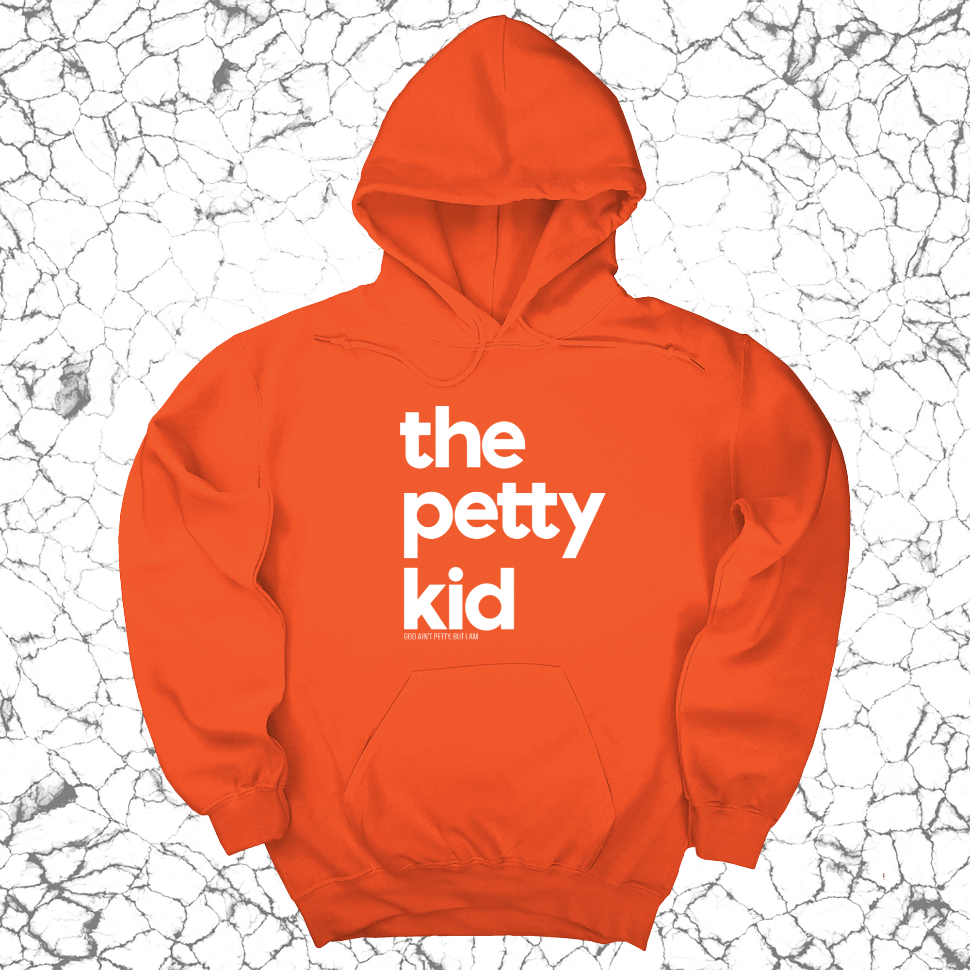 The Petty Kid Unisex Hoodie (adult size)-Hoodie-The Original God Ain't Petty But I Am