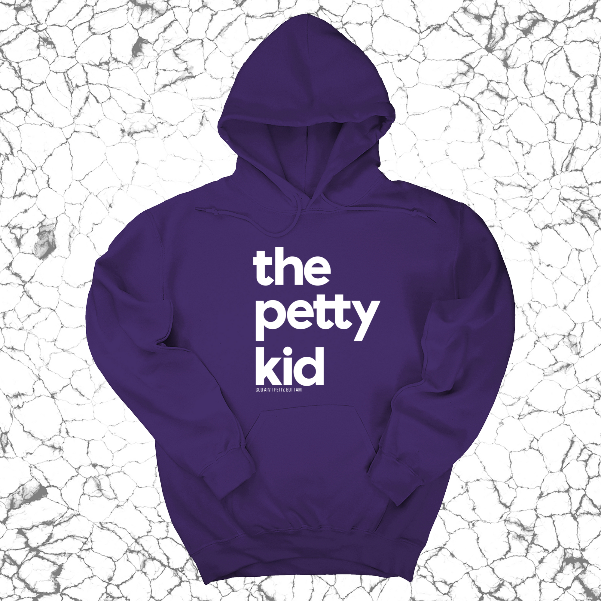 The Petty Kid Unisex Hoodie (adult size)-Hoodie-The Original God Ain't Petty But I Am