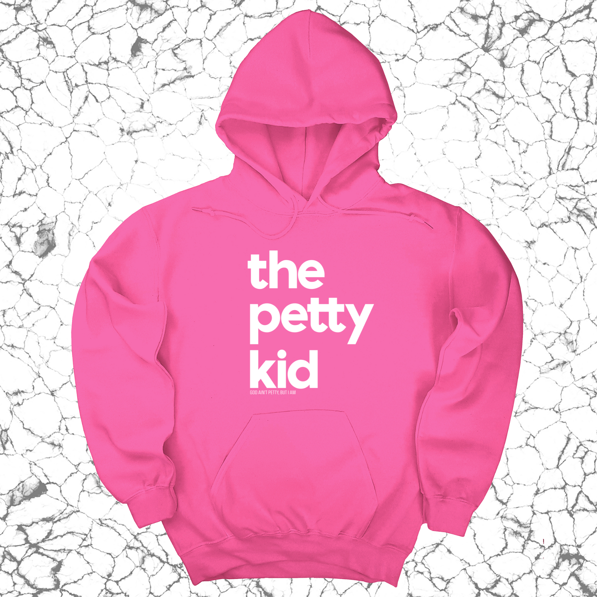 The Petty Kid Unisex Hoodie (adult size)-Hoodie-The Original God Ain't Petty But I Am