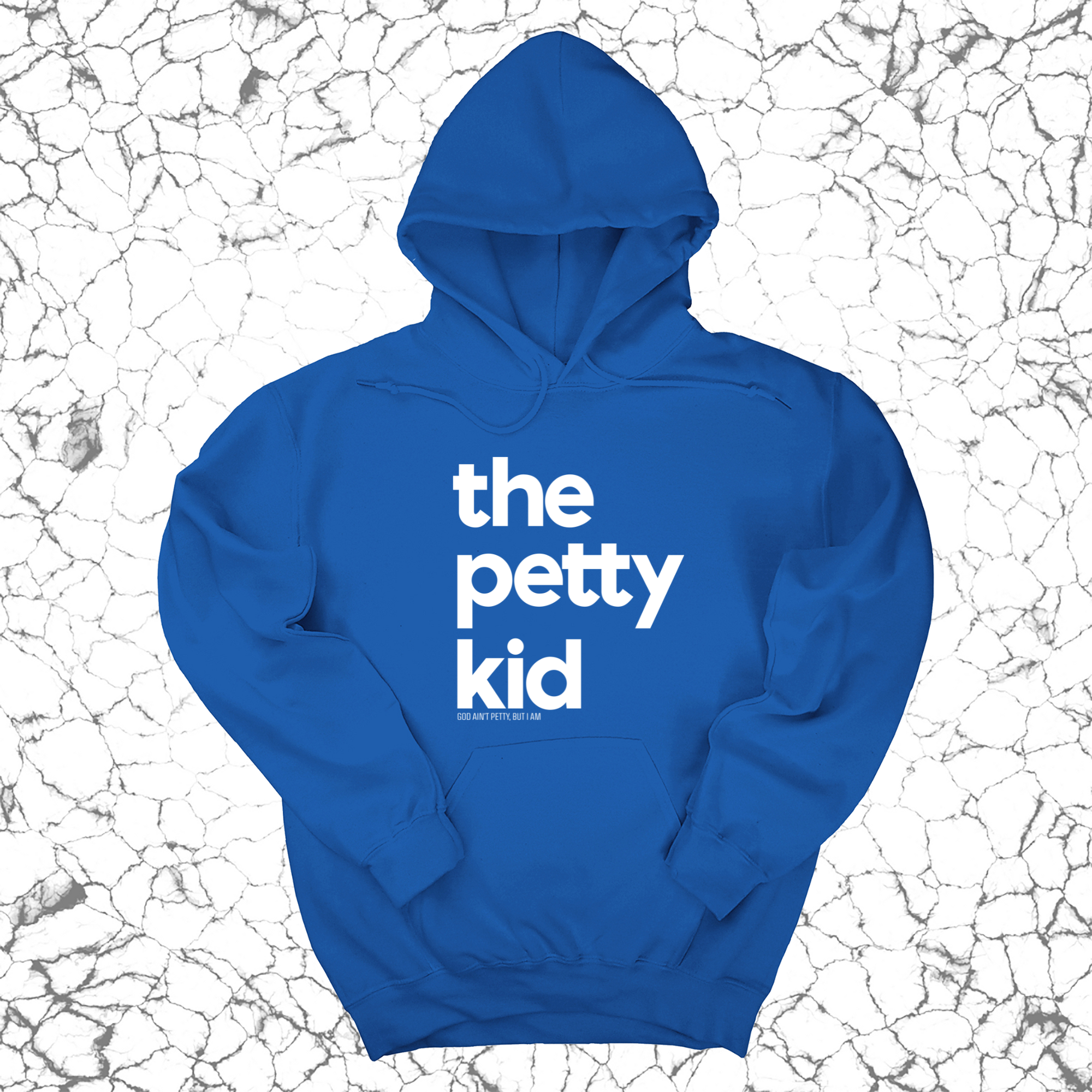 The Petty Kid Unisex Hoodie (adult size)-Hoodie-The Original God Ain't Petty But I Am