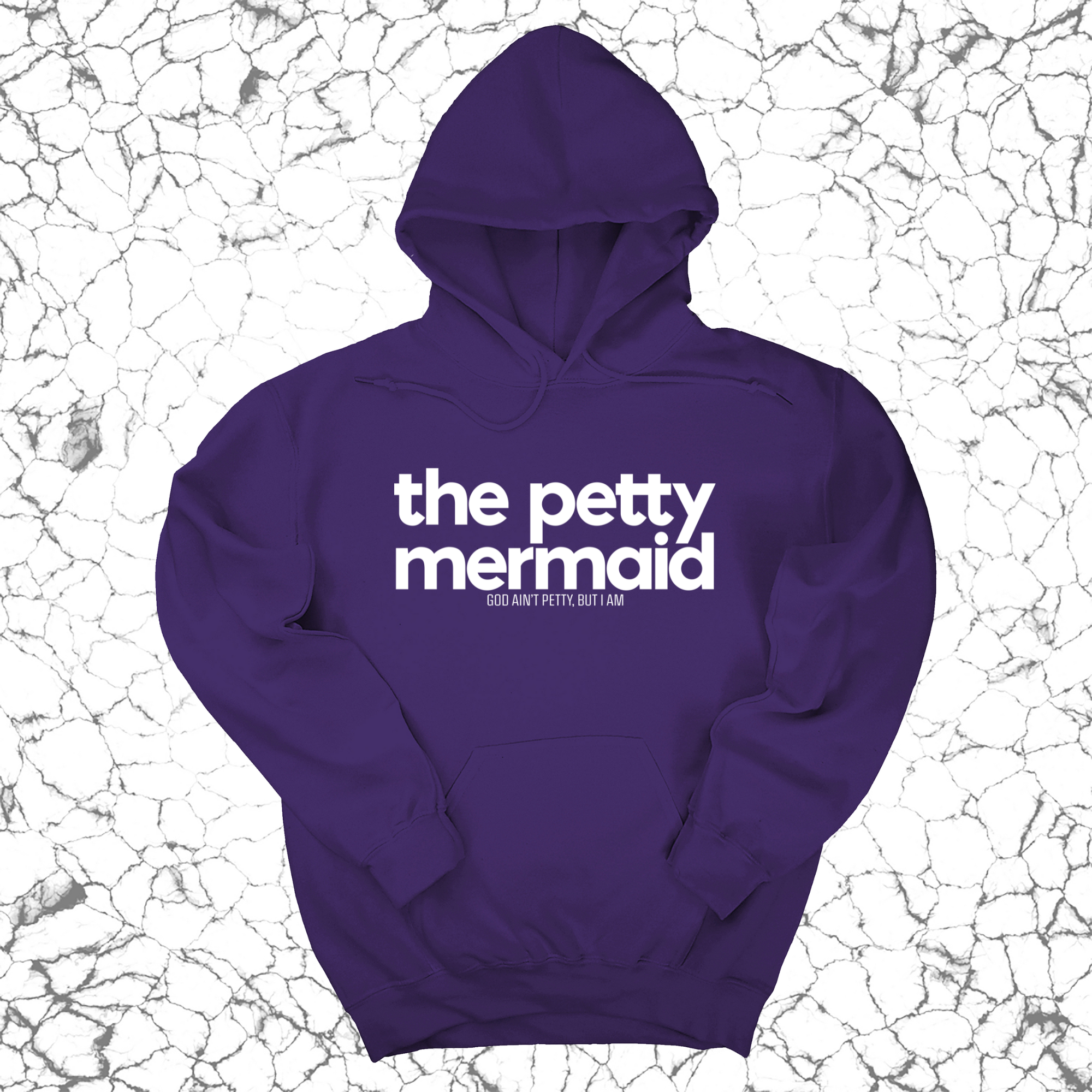 The Petty Mermaid Unisex Hoodie-Hoodie-The Original God Ain't Petty But I Am