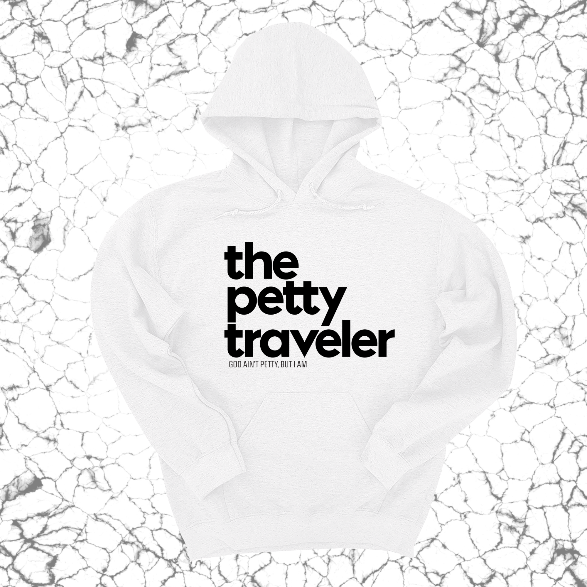 The Petty Traveler Unisex Hoodie-Hoodie-The Original God Ain't Petty But I Am