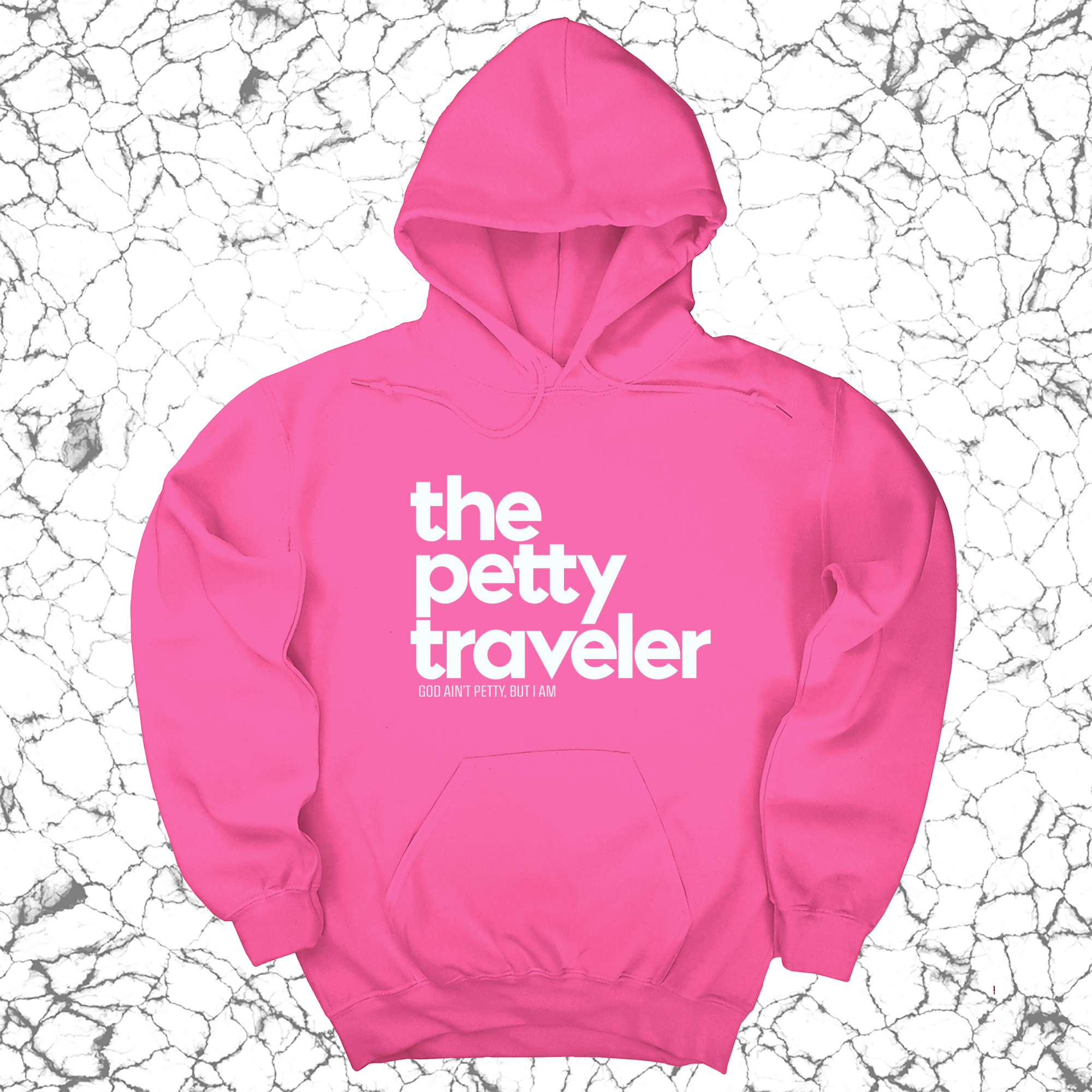 The Petty Traveler Unisex Hoodie-Hoodie-The Original God Ain't Petty But I Am