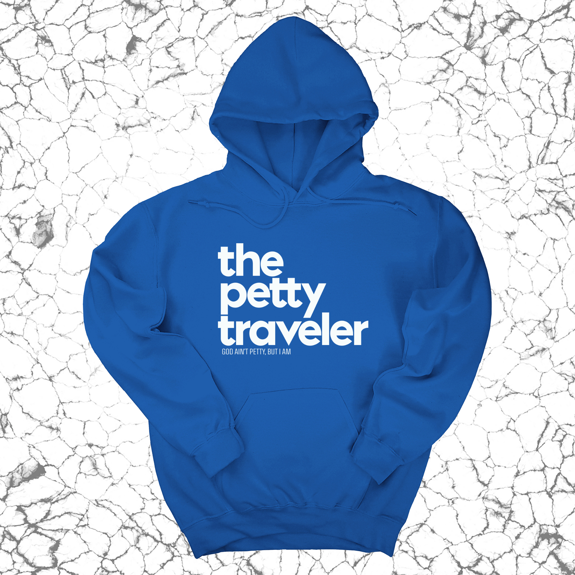 The Petty Traveler Unisex Hoodie-Hoodie-The Original God Ain't Petty But I Am