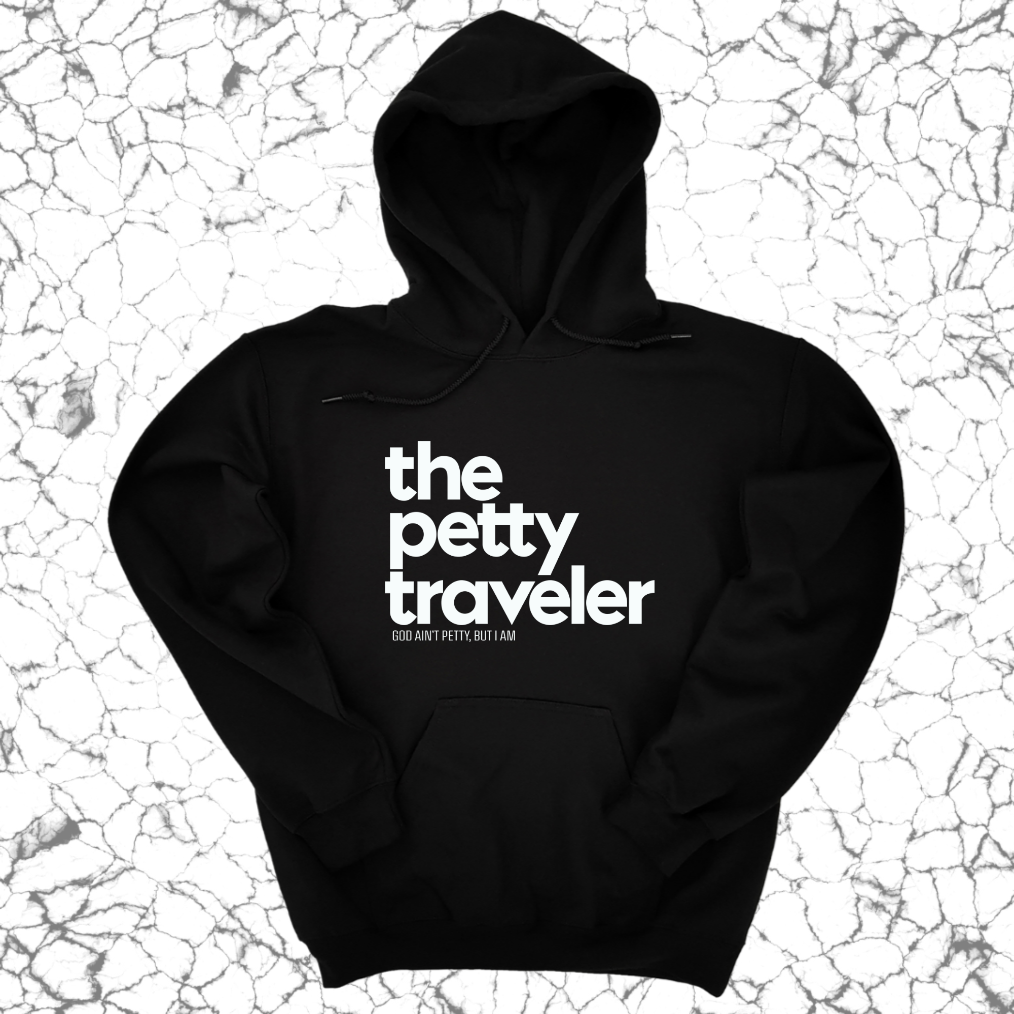 The Petty Traveler Unisex Hoodie-Hoodie-The Original God Ain't Petty But I Am