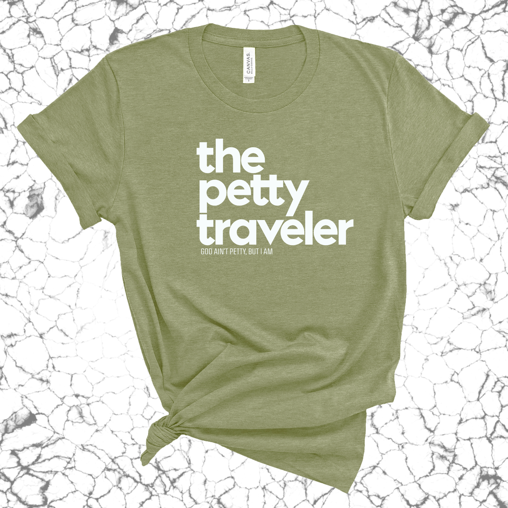 The Petty Traveler Unisex Tee-T-Shirt-The Original God Ain't Petty But I Am