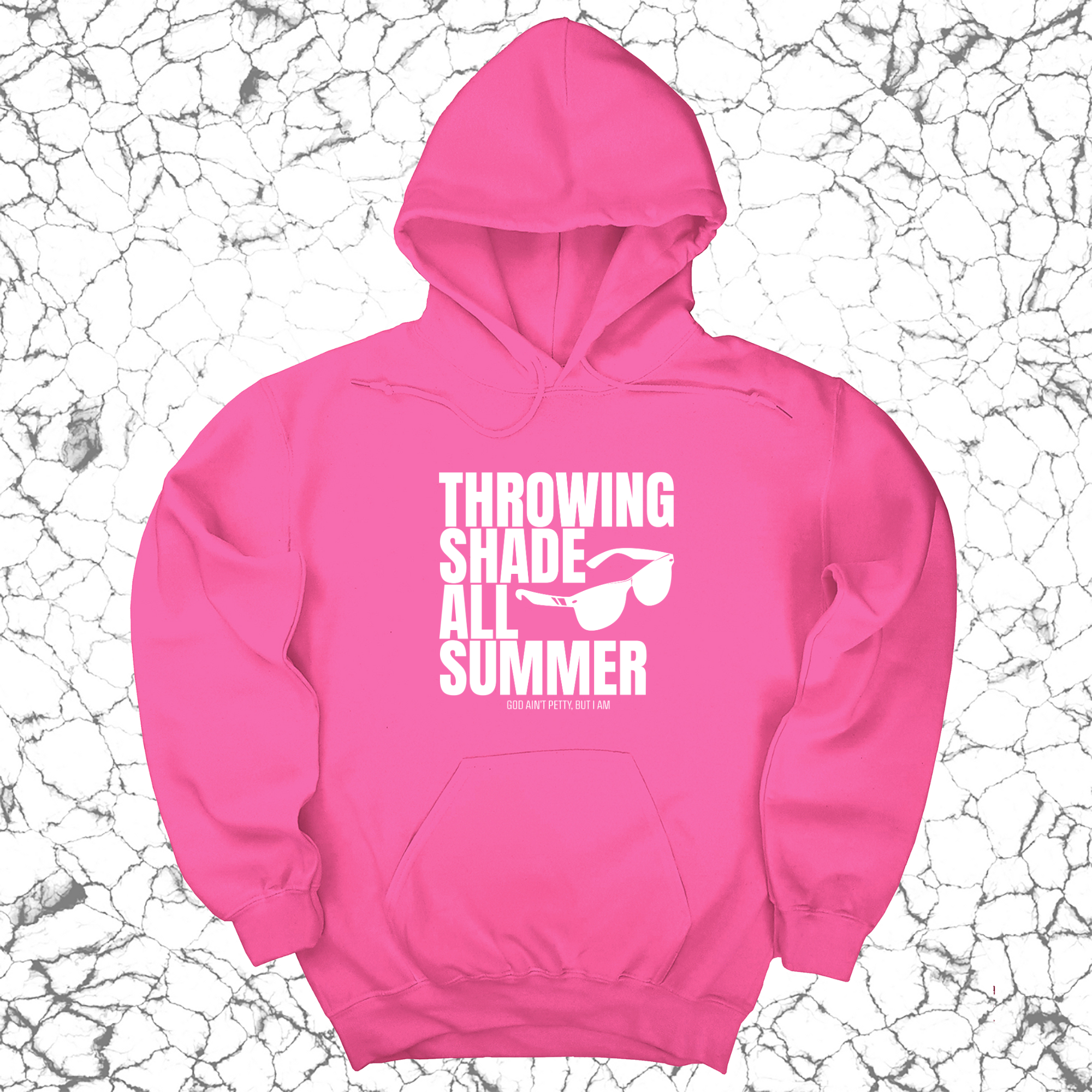 Throwing Shade All Summer Unisex Hoodie (Graphic Hoodie)-Hoodie-The Original God Ain't Petty But I Am