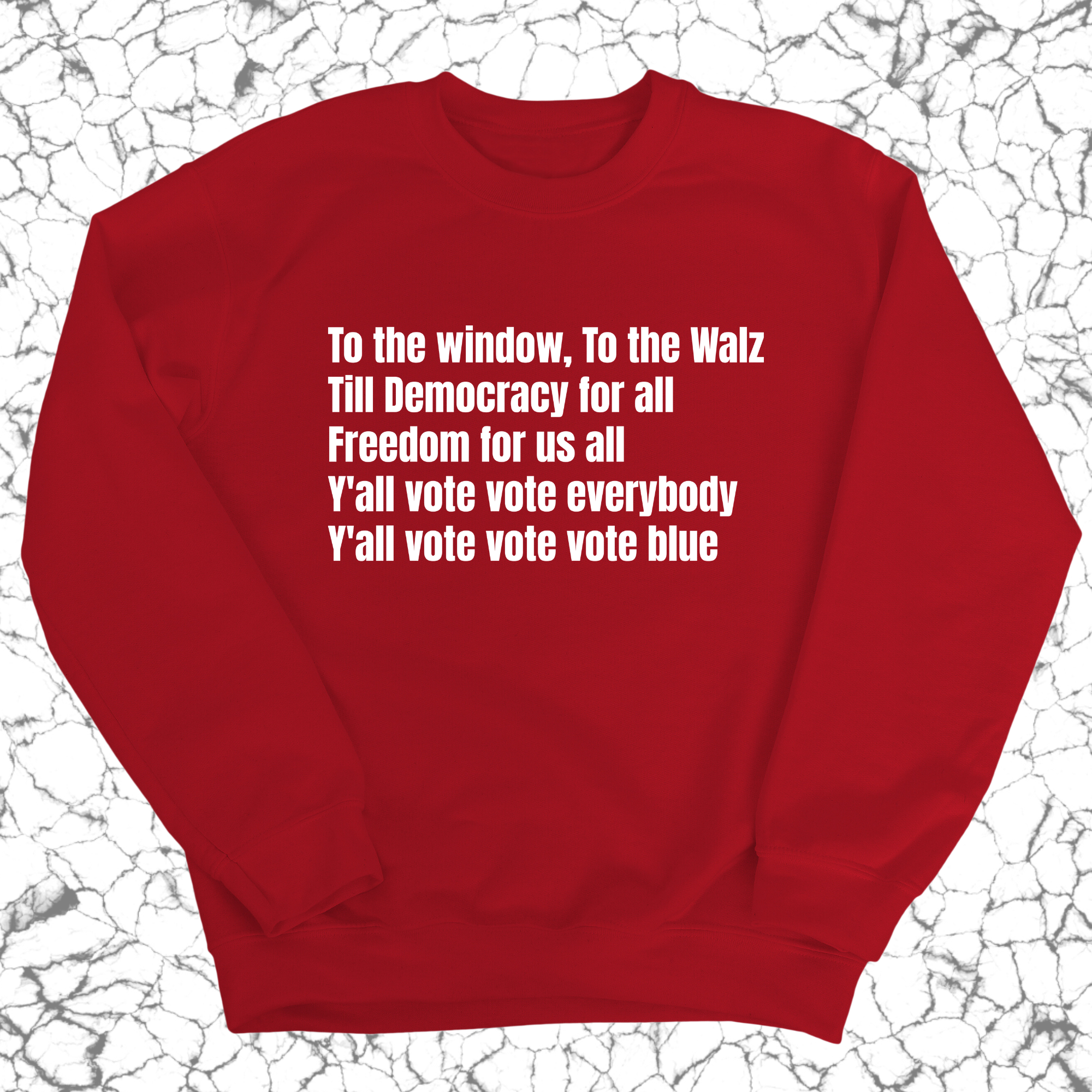 To the Window, To the Walz Unisex Sweatshirt-Sweatshirt-The Original God Ain't Petty But I Am