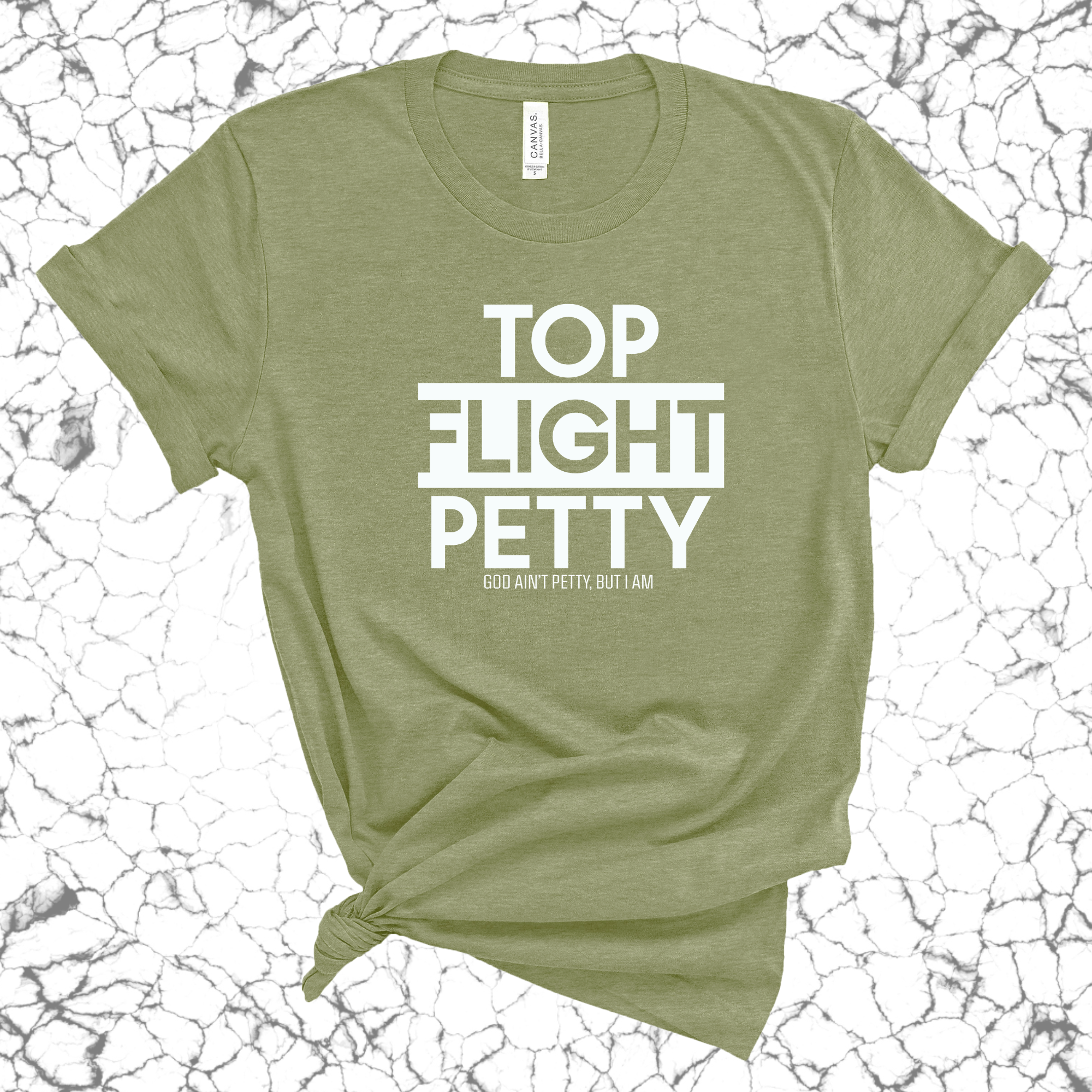 Top Flight Petty Unisex Tee-T-Shirt-The Original God Ain't Petty But I Am