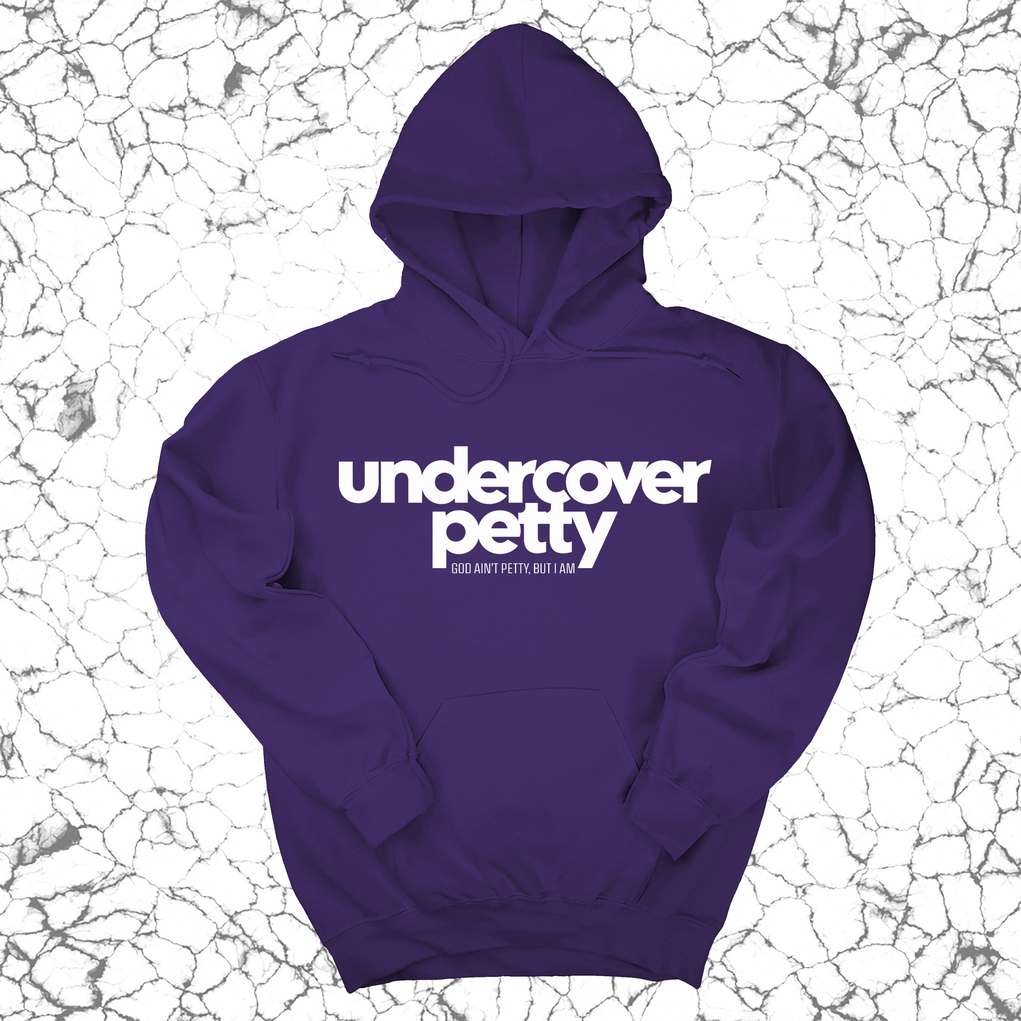 Undercover Petty Unisex Hoodie-Hoodie-The Original God Ain't Petty But I Am