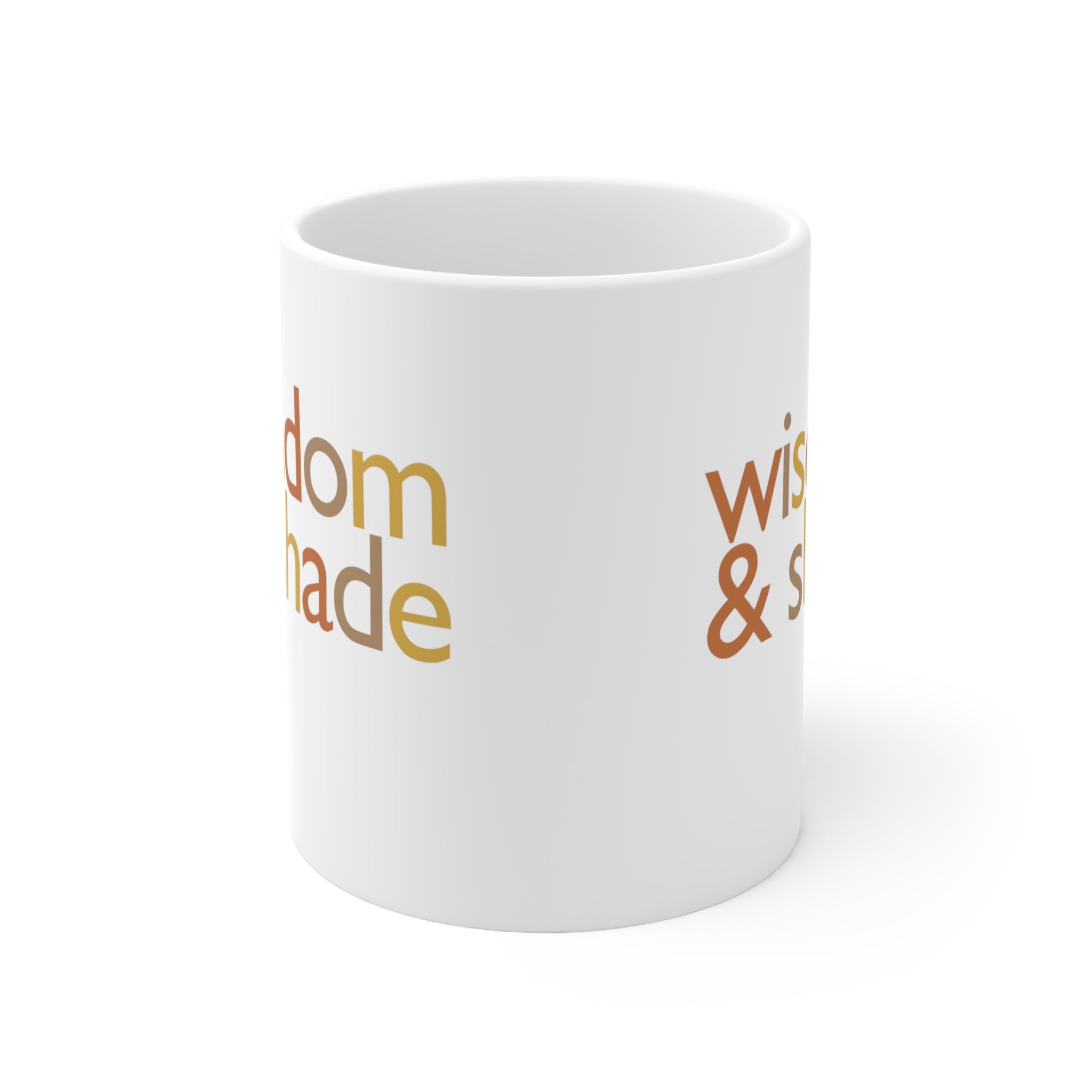 Wisdom & Shade Mug 11oz (Fall Colors)-Mug-The Original God Ain't Petty But I Am