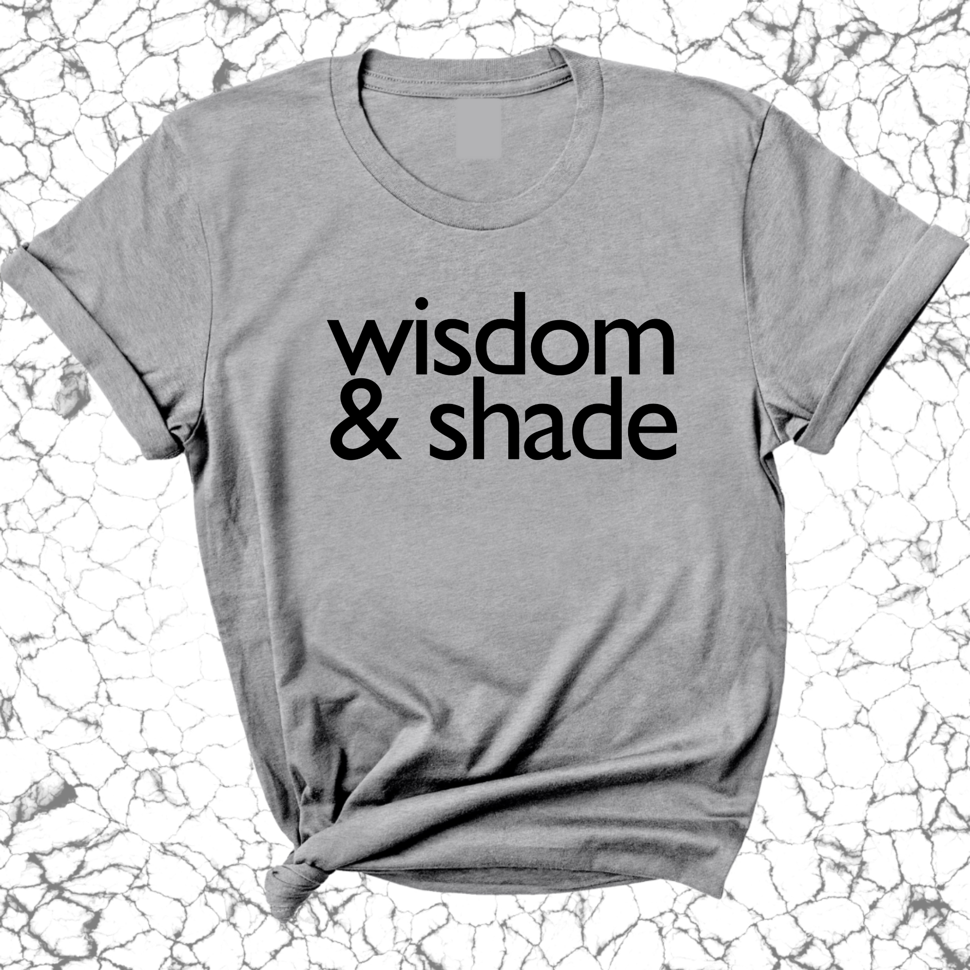 Wisdom & Shade Unisex Tee-T-Shirt-The Original God Ain't Petty But I Am