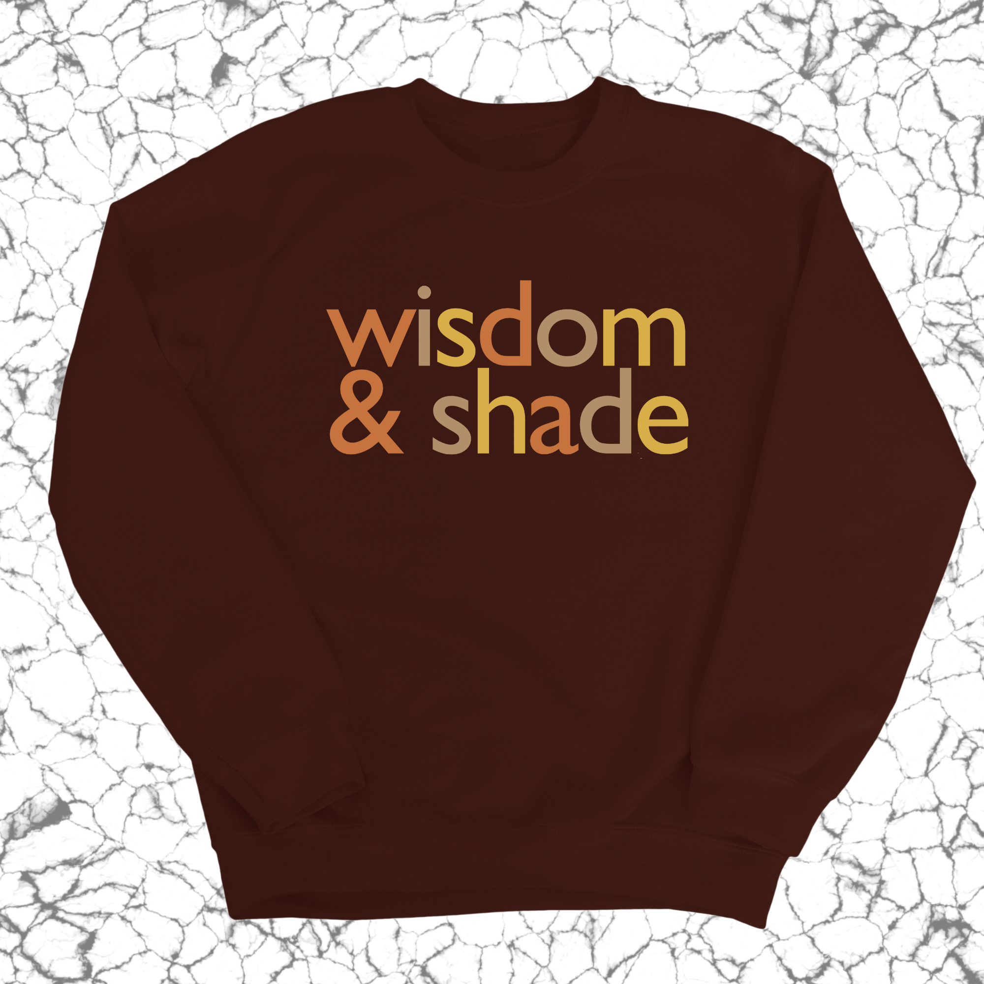 Wisdom and Shade Fall Colors 🍁 Unisex Sweatshirt-Sweatshirt-The Original God Ain't Petty But I Am