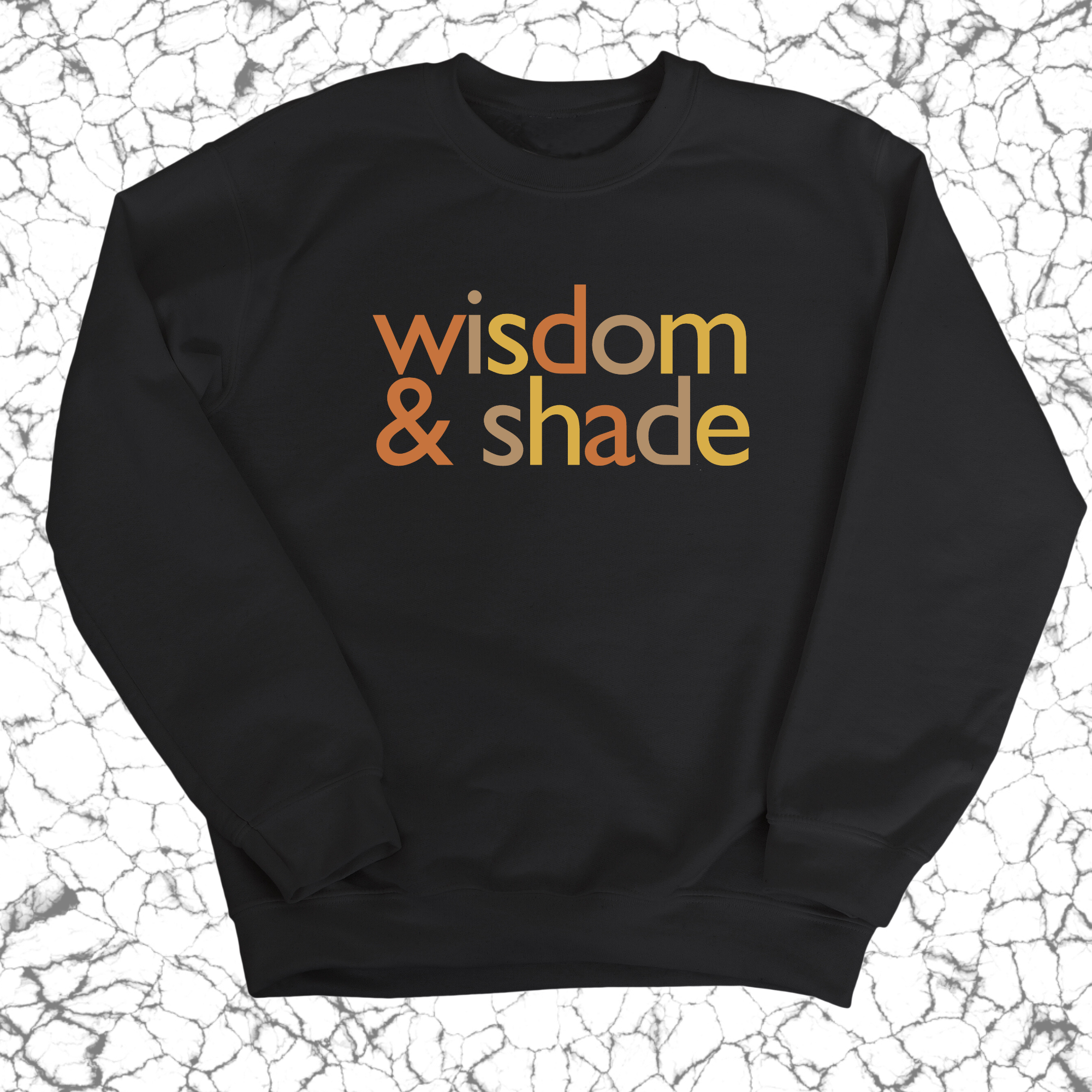 Wisdom and Shade Fall Colors 🍁 Unisex Sweatshirt-Sweatshirt-The Original God Ain't Petty But I Am