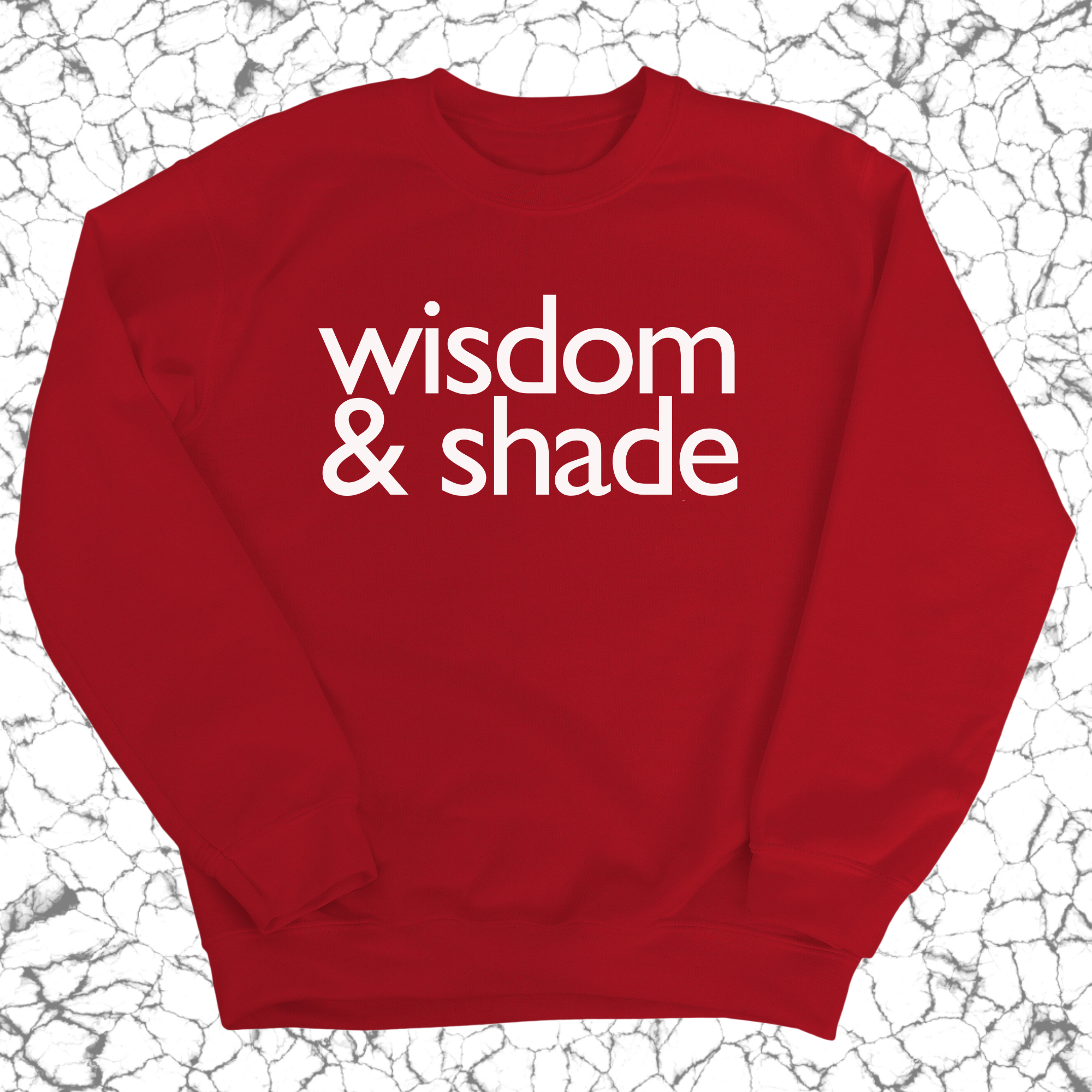 Wisdom and Shade Unisex Sweatshirt-Sweatshirt-The Original God Ain't Petty But I Am