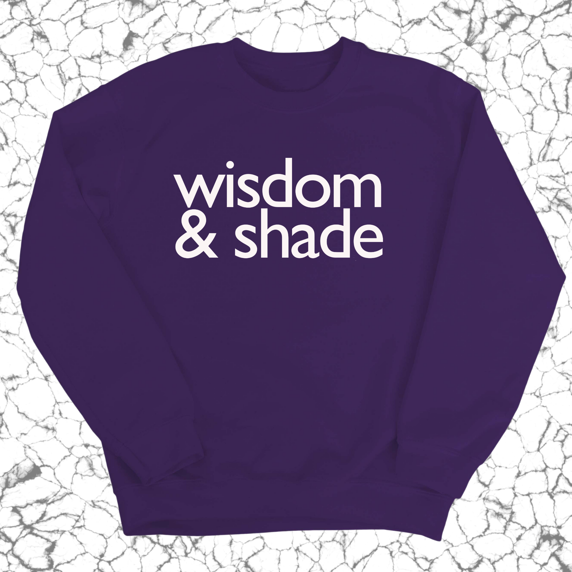 Wisdom and Shade Unisex Sweatshirt-Sweatshirt-The Original God Ain't Petty But I Am