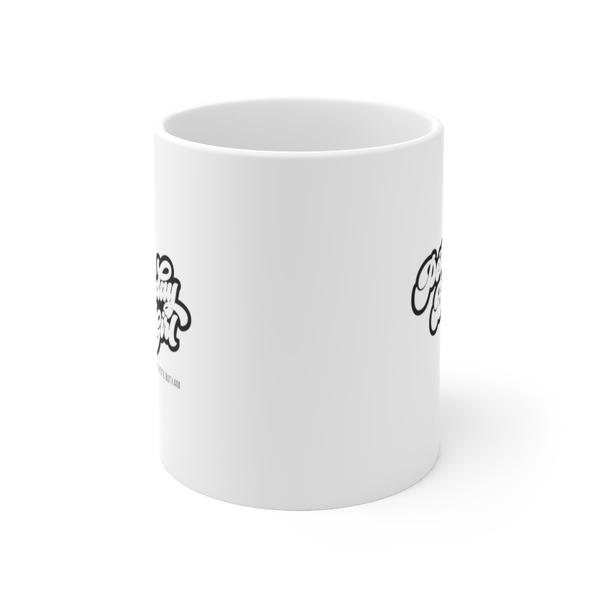 Petty Birthday Girl Mug 11oz (White/Black)-Mug-The Original God Ain't Petty But I Am