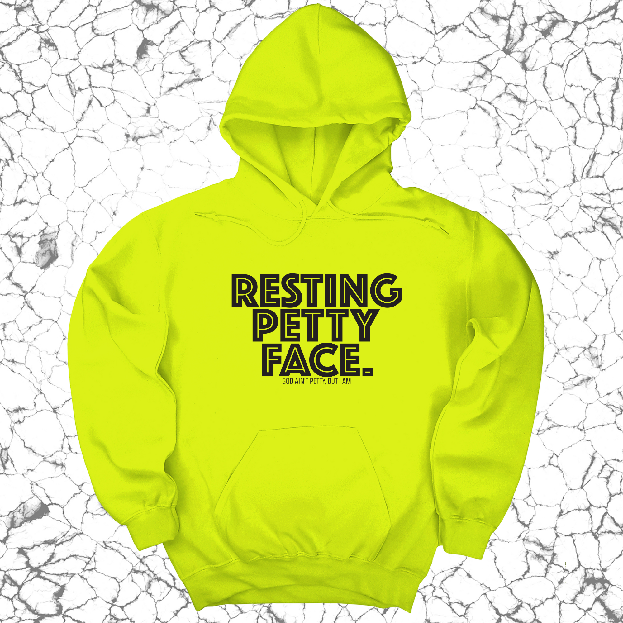 Resting Petty Face Unisex Hoodie-Hoodie-The Original God Ain't Petty But I Am