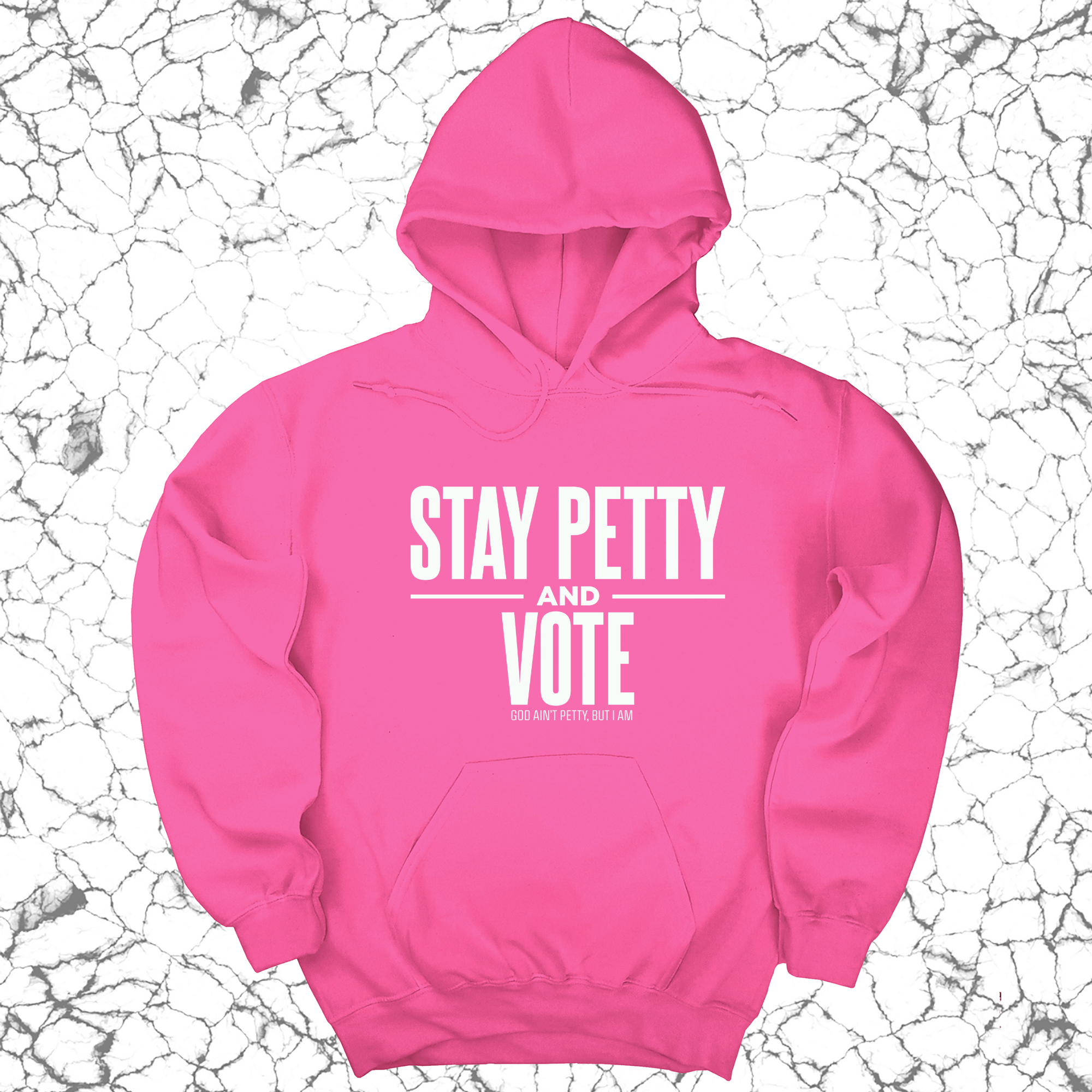 Stay Petty and Vote Unisex Hoodie-Hoodie-The Original God Ain't Petty But I Am