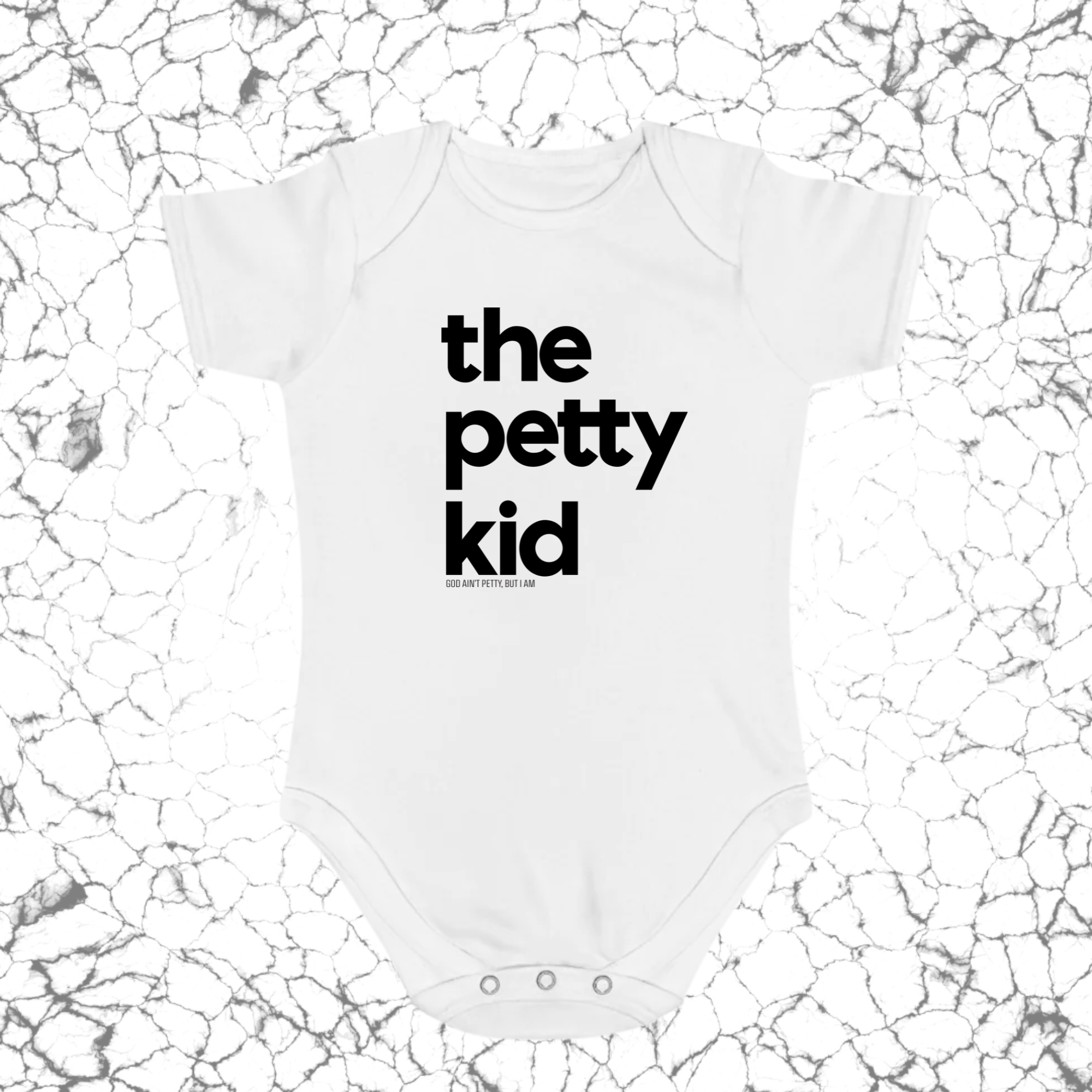 The Petty Kid Baby Onesie®️-Kids clothes-The Original God Ain't Petty But I Am