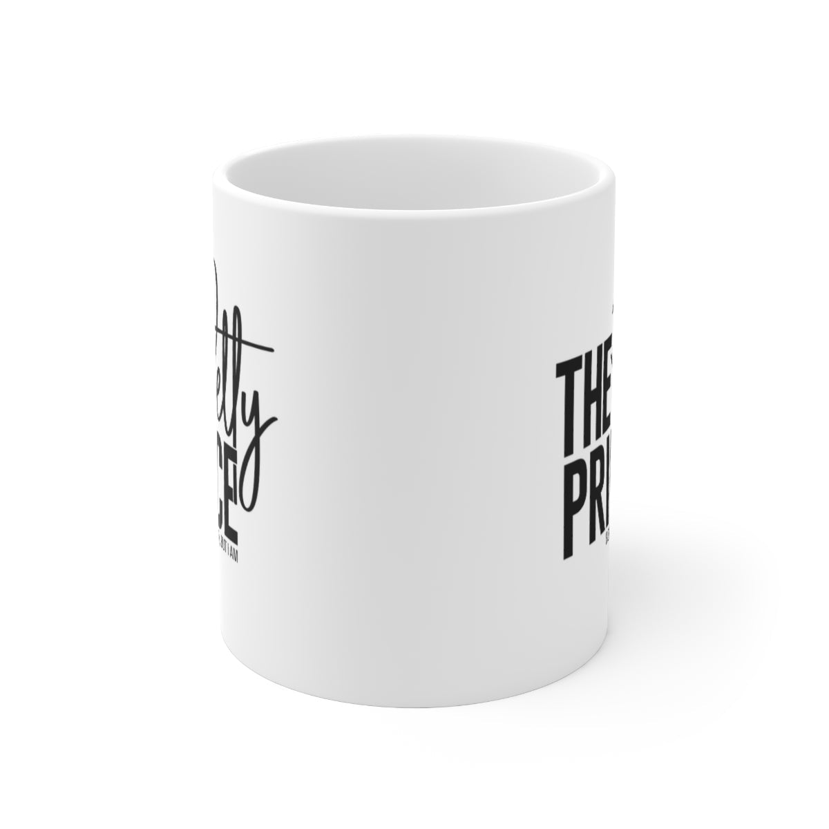 The Petty Prince Mug 11oz (White/Black)-Mug-The Original God Ain't Petty But I Am