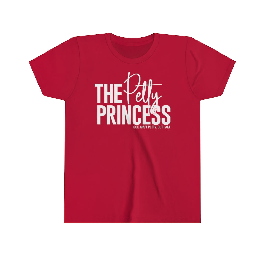 The Petty Princess Youth Tee-Kids clothes-The Original God Ain't Petty But I Am